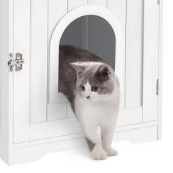 Yaheetech Washroom Bench Enclosed Cat House Cat Litter Box 19 Yaheetech Washroom Bench Enclosed Cat House Cat Litter Box -Purrfect Litter Shop 353531 PT8. AC SS1800 V1657657123