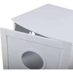 Coziwow By Jaxpety 2-Story Washroom House Cat Litter Box Enclosure -Purrfect Litter Shop 355097 PT4. AC SS1800 V1665526620