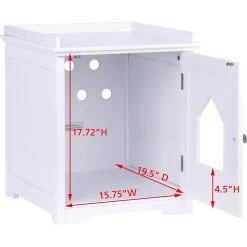 Pawland Decorative Cat House & Litter Box Enclosure -Purrfect Litter Shop 356210 PT3. AC SS1800 V1641619290