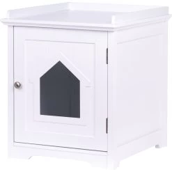 Pawland Decorative Cat House & Litter Box Enclosure -Purrfect Litter Shop 356210 PT5. AC SS1800 V1641601338