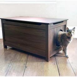 Designer Pet Products Parker Designer Wood Catbox Furniture Litter Box Enclosure, 36-in -Purrfect Litter Shop 362058 PT3. AC SS1800 V1643210788