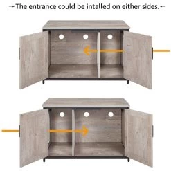Unipaws Cat Litter Box Enclosure With Top Opening, Weathered Gray 15 Unipaws Cat Litter Box Enclosure With Top Opening, Weathered Gray -Purrfect Litter Shop 373041 PT5. AC SS1800 V1657657612