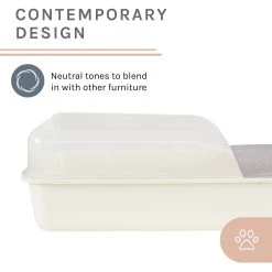 Sam's Pets Helix Cat Litter Box, White 15 Sam's Pets Helix Cat Litter Box, White -Purrfect Litter Shop 373533 PT4. AC SS1800 V1647639422