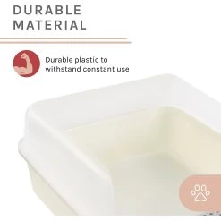 Sam's Pets Helix Cat Litter Box, White 16 Sam's Pets Helix Cat Litter Box, White -Purrfect Litter Shop 373533 PT5. AC SS1800 V1647640323