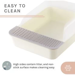 Sam's Pets Helix Cat Litter Box, White 17 Sam's Pets Helix Cat Litter Box, White -Purrfect Litter Shop 373533 PT6. AC SS1800 V1647637319