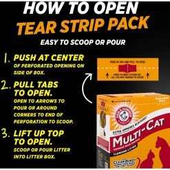 Arm & Hammer Litter Multi-Cat Strength Clean Burst Clumping Litter -Purrfect Litter Shop 46674 PT1. AC SS1800 V1685042115