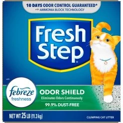 Fresh Step Odor Shield Febreze Scented Clumping Clay Cat Litter -Purrfect Litter Shop 47418 PT1. AC SS1800 V1695138610