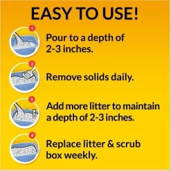 Tidy Cats Instant Action Unscented Non-Clumping Clay Cat Litter -Purrfect Litter Shop 49106 PT8. AC SS1800 V1635438705