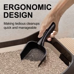 SunGrow Corner Box Clumping Fine Sand Cat Litter Scooper -Purrfect Litter Shop 536566 PT4. AC SS1800 V1670595473