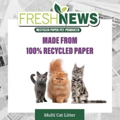 Fresh News Non-Clumping Scented Paper Cat Litter, 25-lb Bag 15 Fresh News Non-Clumping Scented Paper Cat Litter, 25-lb Bag -Purrfect Litter Shop 539206 PT4. AC SS1800 V1667518948