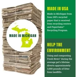 Fresh News Non-Clumping Scented Paper Cat Litter, 25-lb Bag 18 Fresh News Non-Clumping Scented Paper Cat Litter, 25-lb Bag -Purrfect Litter Shop 539206 PT7. AC SS1800 V1667518329