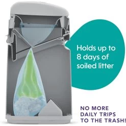 Litter Genie Easy Roll Pail Cat Litter Disposal -Purrfect Litter Shop 573662 PT3. AC SS1800 V1668735732