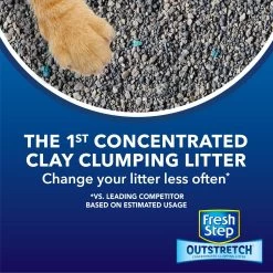 Fresh Step Outstretch Simply Unscented Cat Litter, 26-lb Box -Purrfect Litter Shop 605102 PT2. AC SS1800 V1694465186