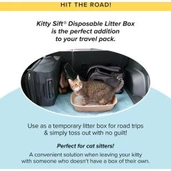 Kitty Sift Disposable Sifting Cat Litter Box Kit -Purrfect Litter Shop 613294 PT8. AC SS1800 V1663713086