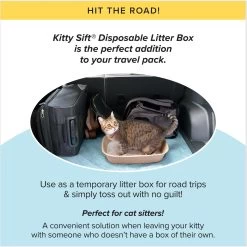Kitty Sift Disposable Cat Litter Box, 6 Count -Purrfect Litter Shop 613310 PT7. AC SS1800 V1663772508