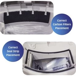 Pet Standard Replacement Carbon Filters & Seal Strip Set Compatible With Litter-Robot 3 Self-Cleaning Cat Litter Box, 10 Count 11 Pet Standard Replacement Carbon Filters & Seal Strip Set Compatible With Litter-Robot 3 Self-Cleaning Cat Litter Box, 10 Count -Purrfect Litter Shop 618174 PT4. AC SS1800 V1659821333