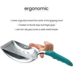 DurAnimals DuraScoop Original Cat Litter Scoop, Color Varies -Purrfect Litter Shop 62345 PT4. AC SS1800 V1543851419