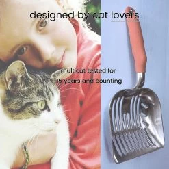 DurAnimals DuraScoop Original Cat Litter Scoop, Color Varies -Purrfect Litter Shop 62345 PT7. AC SS1800 V1543851432
