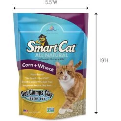 SmartCat All Natural Lightweight Corn & Wheat Clumping Cat Litter 8 SmartCat All Natural Lightweight Corn & Wheat Clumping Cat Litter -Purrfect Litter Shop 635446 PT2. AC SS1800 V1666839326