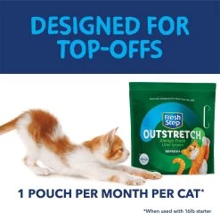 Fresh Step Outstretch Always Fresh Litter System, Starter Kit 16-lb Box & 7-lb Pouch -Purrfect Litter Shop 645654 PT8. AC SS1800 V1694465276