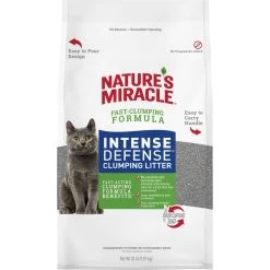 Nature's Miracle Intense Defense Unscented Clumping Clay Cat Litter