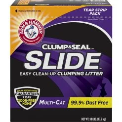 Arm & Hammer Litter Baking Soda Double Duty Cat Litter Deodorizer & Arm & Hammer Litter Slide Multi-Cat Scented Clumping Clay Cat Litter -Purrfect Litter Shop 653654 PT4. AC SS1800 V1695319670
