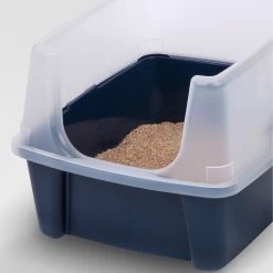 IRIS USA Open Top Litter Box With Scatter Shield -Purrfect Litter Shop 65498 PT5. AC SS1800 V1680812846