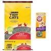 Tidy Cats 24/7 Performance Scented Non-Clumping Clay Cat Litter & Arm & Hammer Litter Baking Soda Double Duty Cat Litter Deodorizer 1 Tidy Cats 24/7 Performance Scented Non-Clumping Clay Cat Litter & Arm & Hammer Litter Baking Soda Double Duty Cat Litter Deodorizer -Purrfect Litter Shop 657054 MAIN. AC SS1800 V1665777227