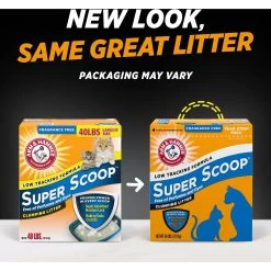 Arm & Hammer Litter Super Scoop Unscented Clumping Clay Cat Litter -Purrfect Litter Shop 67004 PT2. AC SS1800 V1685042114