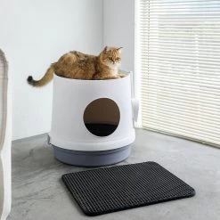 Hanamya Cat Litter Box With Scoop & Scratcher