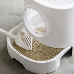 Hanamya Cat Front Entry Top Exit Cat Litter Box With Scoop, X-Large -Purrfect Litter Shop 677158 PT4. AC SS1800 V1680728859