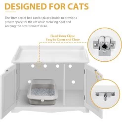Yaheetech Litter Box Furniture Cat House 14 Yaheetech Litter Box Furniture Cat House -Purrfect Litter Shop 677238 PT4. AC SS1800 V1687375633