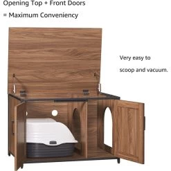 Unipaws Cat Litter Box Enclosure With Top Opening, Large 11 Unipaws Cat Litter Box Enclosure With Top Opening, Large -Purrfect Litter Shop 680950 PT3. AC SS1800 V1666386078