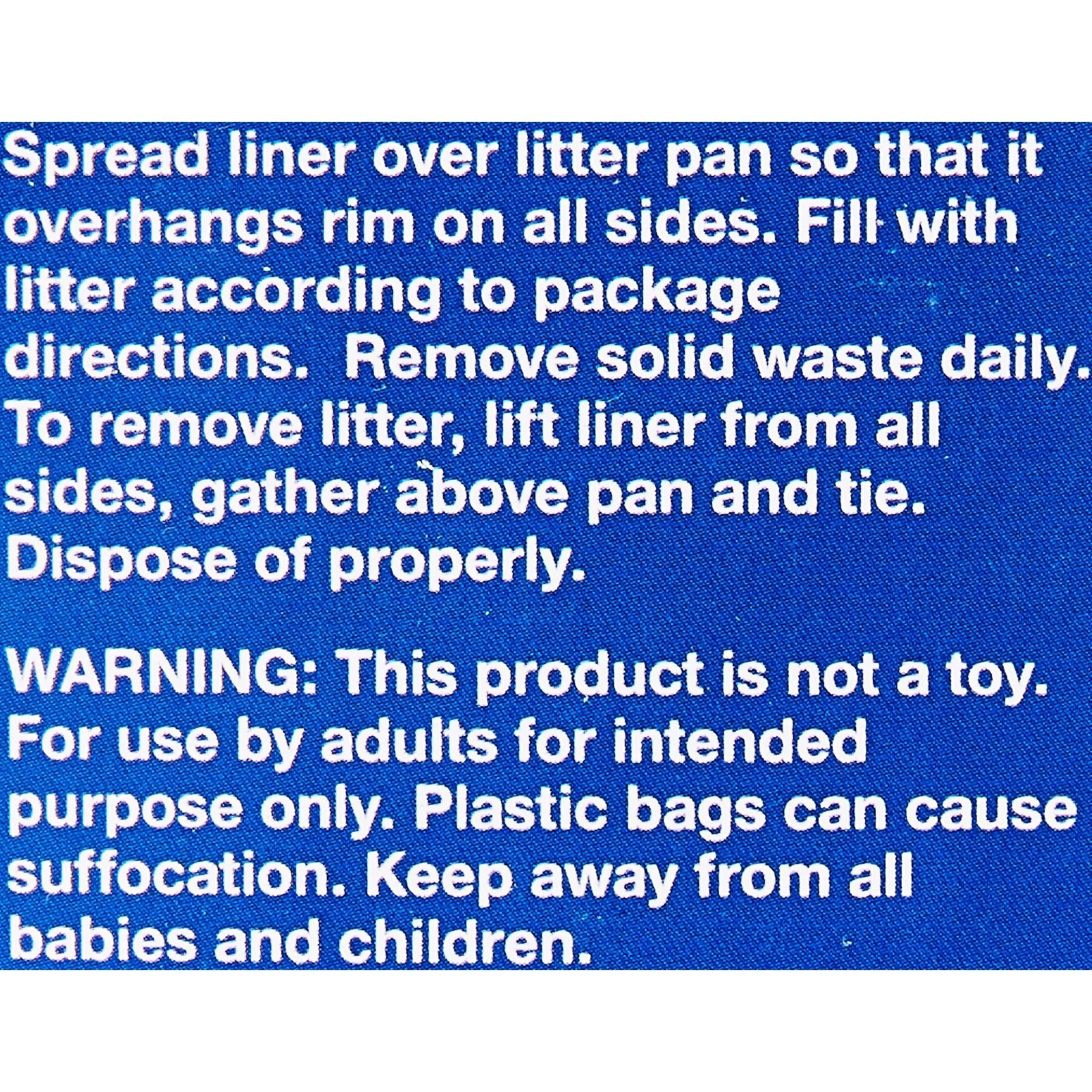 Petmate Litter Pan Boxed Liners 4 Petmate Litter Pan Boxed Liners - Image 2