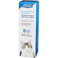 Petmate Drawstring Hi-Back Litter Pan Liners