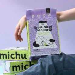 Michu Mixed Tofu Heavy Duty Flushable Kitty Litter, 5.5-lb Bag -Purrfect Litter Shop 686270 PT5. AC SS1800 V1666839513