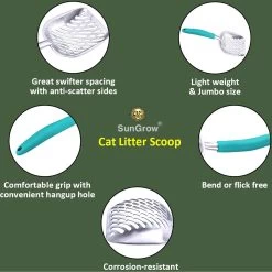 SunGrow Wide & Deep Metal Cat Litter Scooper -Purrfect Litter Shop 693254 PT3. AC SS1800 V1687197099