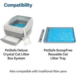 PetSafe ScoopFree Premium Crystal Litter 2-Pack & PetSafe ScoopFree Complete Reusable Litter Tray -Purrfect Litter Shop 694158 PT4. AC SS1800 V1668549456