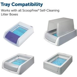 PetSafe ScoopFree Premium Crystal Litter 2-Pack & PetSafe ScoopFree Complete Reusable Litter Tray -Purrfect Litter Shop 694158 PT8. AC SS1800 V1668549457