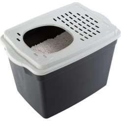 Ferplast "Jumpy" With Top Entrance Cat Litter Box, Black, Large 10 Ferplast "Jumpy" With Top Entrance Cat Litter Box, Black, Large -Purrfect Litter Shop 703926 PT2. AC SS1800 V1668457891