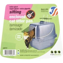 Van Ness Enclosed Sifting Cat Litter Pan -Purrfect Litter Shop 70453 PT8. AC SS1800 V1536764863