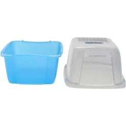 Van Ness Translucent Enclosed Cat Litter Pan -Purrfect Litter Shop 70455 PT5. AC SS1800 V1536764878