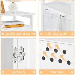 Yaheetech Box Furniture With Open Shelf Cat Litter Box 15 Yaheetech Box Furniture With Open Shelf Cat Litter Box -Purrfect Litter Shop 705174 PT6. AC SS1800 V1687370133