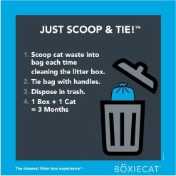 Boxiecat Scoop & Tie Cat Litter Waste Bag, 120 Count -Purrfect Litter Shop 732278 PT6. AC SS1800 V1673466931