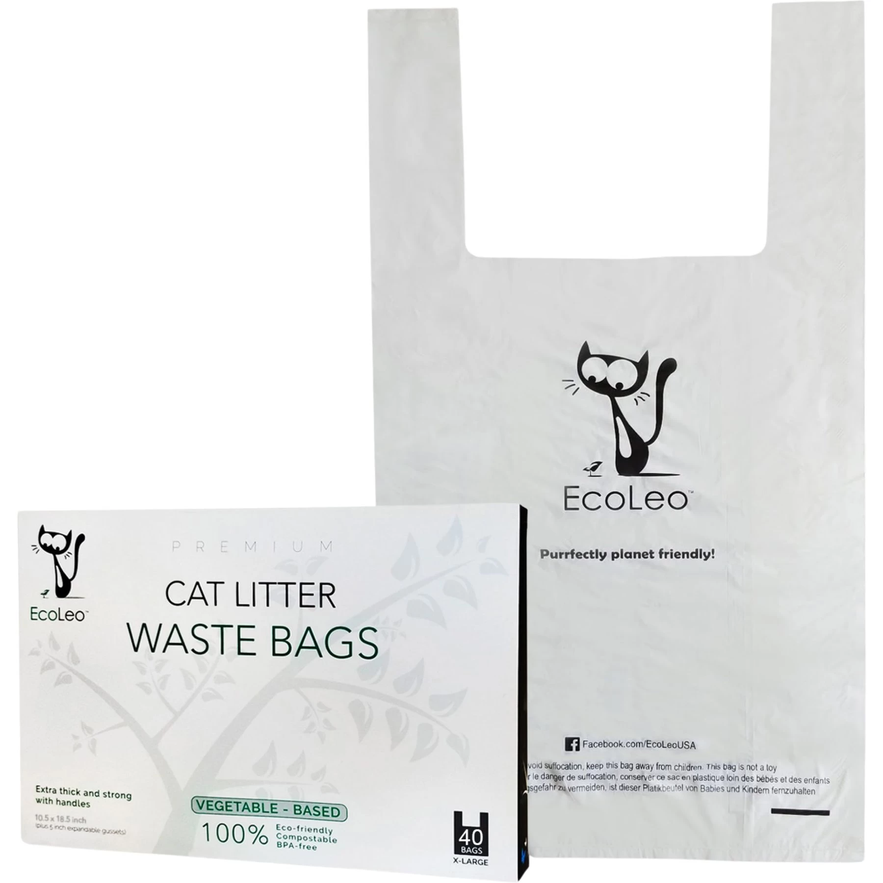 EcoLeo Compostabe Litter Scoop Cat Waste Bags 3 EcoLeo Compostabe Litter Scoop Cat Waste Bags