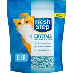 Fresh Step Fresh Scented Non-Clumping Crystal Cat Litter -Purrfect Litter Shop 75545 PT8. AC SS1800 V1694458886