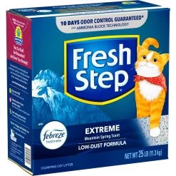 Fresh Step Extreme Odor Control Febreze Scented Clumping Clay Cat Litter -Purrfect Litter Shop 75561 PT7. AC SS1800 V1694459348