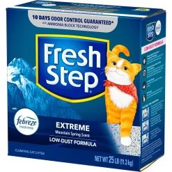 Fresh Step Extreme Odor Control Febreze Scented Clumping Clay Cat Litter -Purrfect Litter Shop 75561 PT8. AC SS1800 V1694458886