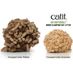 Catit Go Natural Wood Clumping Cat Litter, 6.4-lb Bag -Purrfect Litter Shop 756086 PT3. AC SS1800 V1673625870