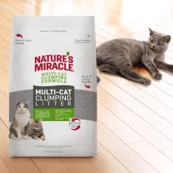Nature's Miracle Multi-Cat Clumping Clay Cat Litter, 40-lb Bag -Purrfect Litter Shop 767550 PT6. AC SS1800 V1675442947